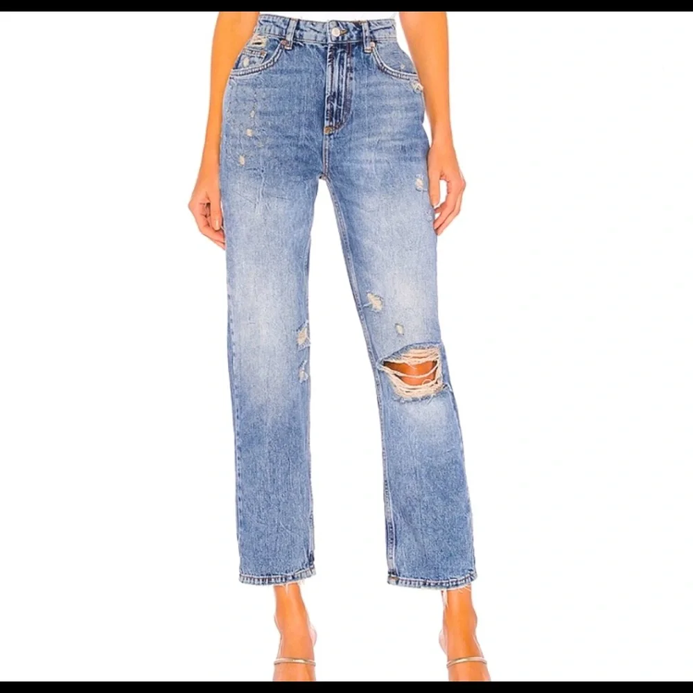Free People Dakota Straight Jeans - Picture 1 of 6